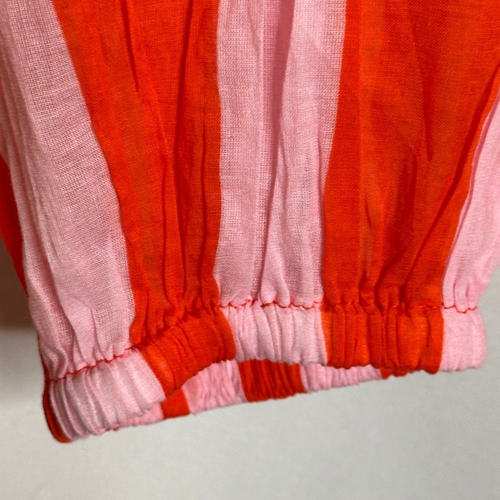 BODEN Sarah Maxi Kaftan Caftan Dress Stripe Pink Orange Maxi Dress US 10R - Picture 6 of 8